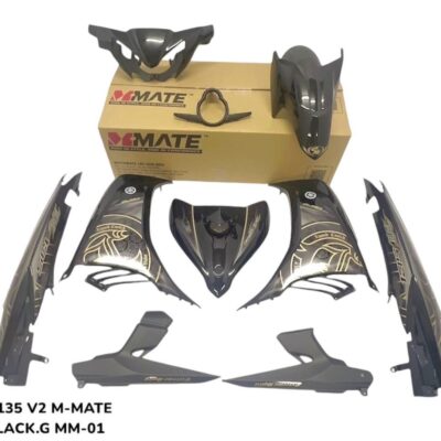 LC135 V2 (M-MATE) COVER SET ( STICKER TAMPAL) NO TANAM