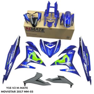 Y15ZR (V2) (M-MATE) COVER SET ( STICKER TAMPAL) NO TANAM