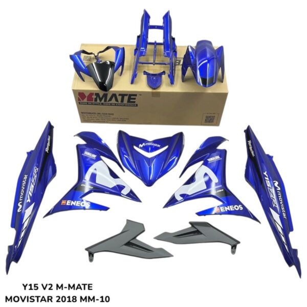 Y15ZR (V2) (M-MATE) COVER SET ( STICKER TAMPAL) NO TANAM
