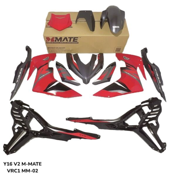 Y16ZR (V2) (M-MATE) COVER SET ( STICKER TAMPAL) NO TANAM
